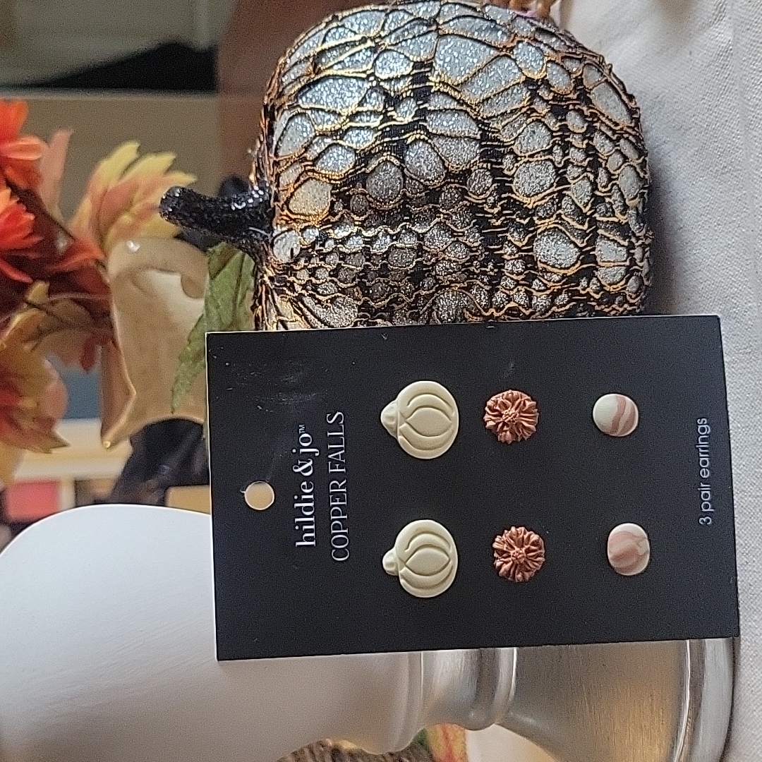 Hildie Jo 3Pack Of Fall Post Earrings 10$